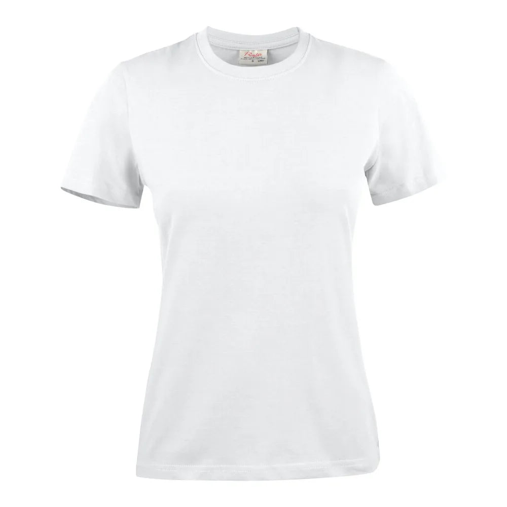 Printer Light T-Shirt Dames Wit
