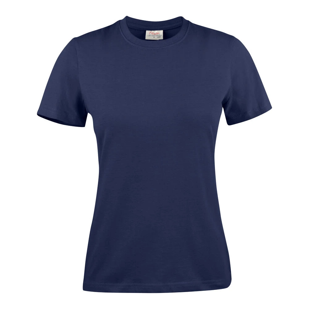 Printer Light T-Shirt Dames Marine