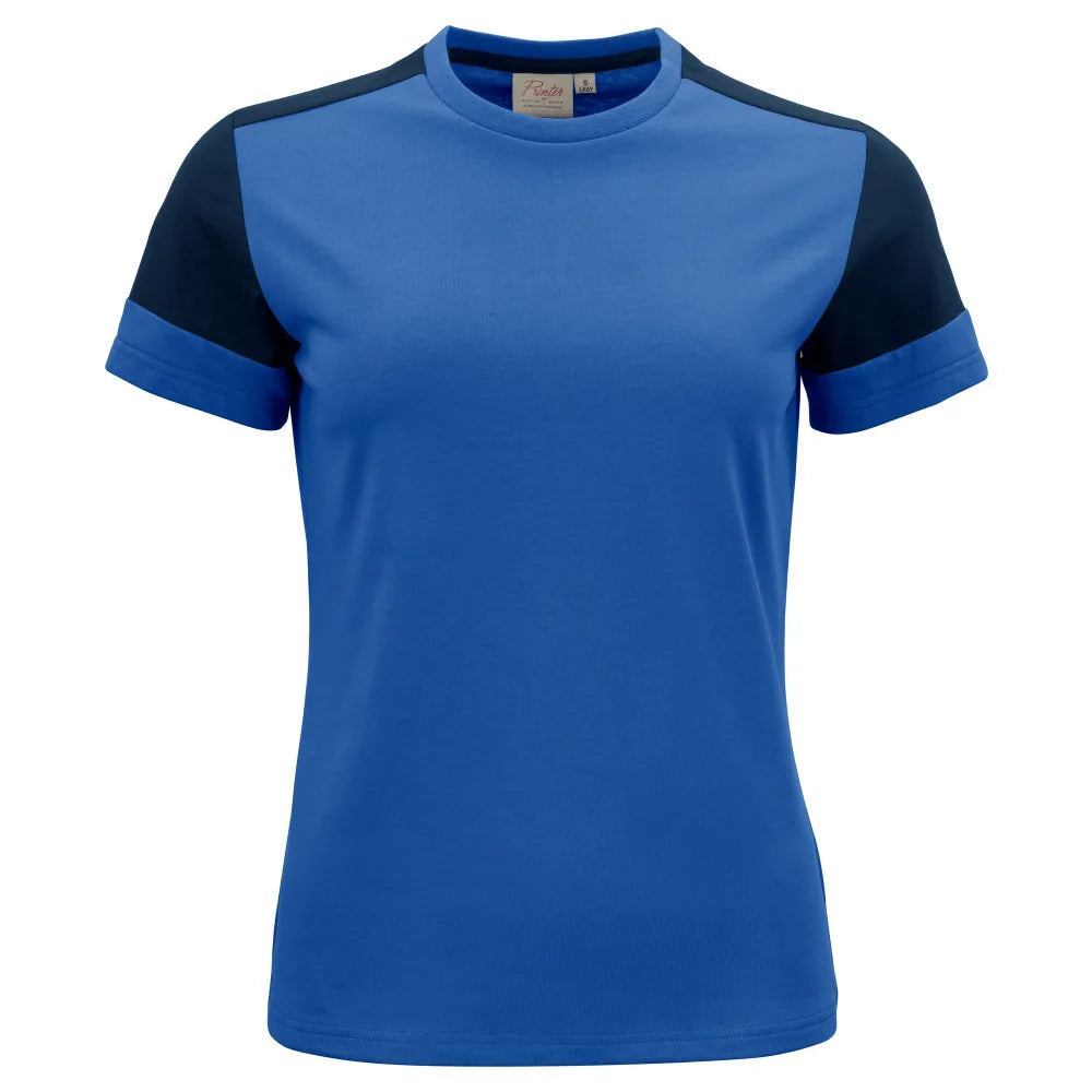 Printer Prime T-Shirt Dames Kobalt Marine