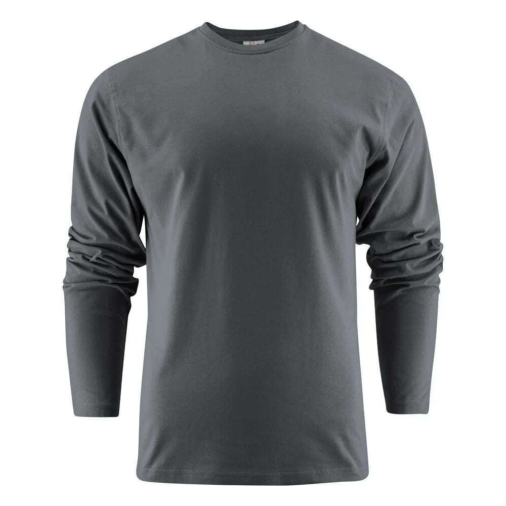 Printer Heavier Pro LS T-Shirt Unisex Staalgrijs