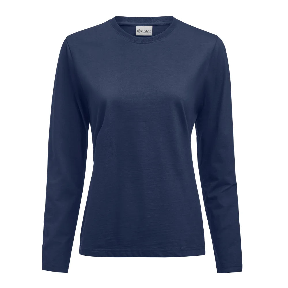Printer Heavier Pro LS T-Shirt Dames Marine
