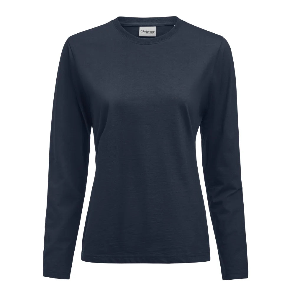 Printer Heavier Pro LS T-Shirt Dames Donker Marine