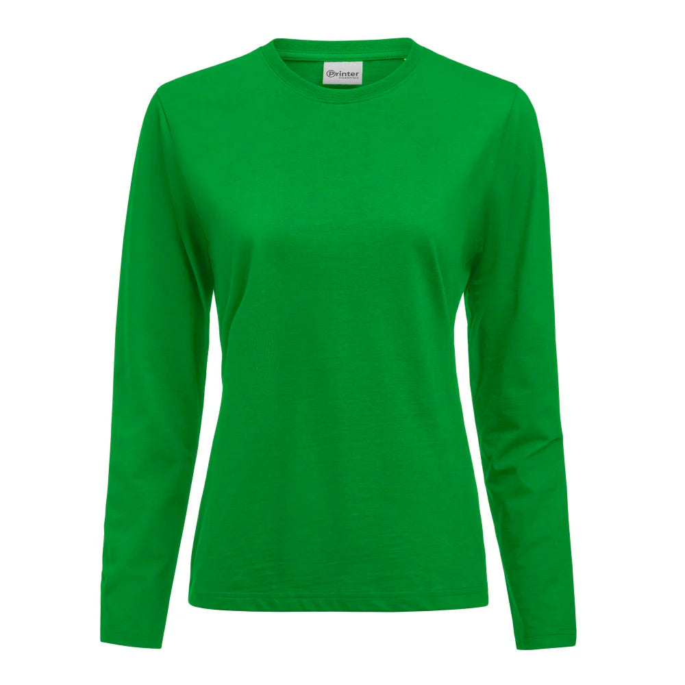 Printer Heavier Pro LS T-Shirt Dames Frisgroen