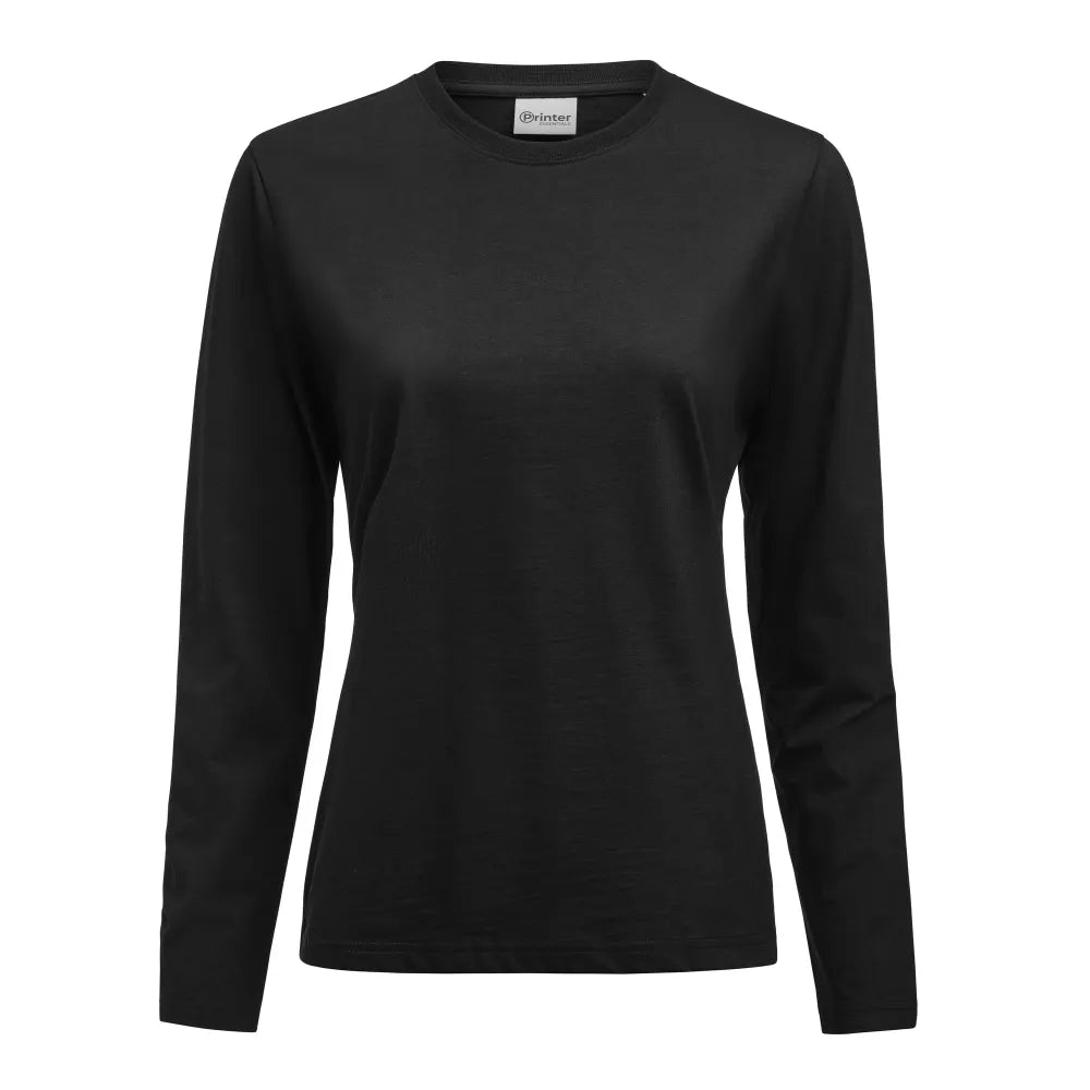 Printer Heavier Pro LS T-Shirt Dames Zwart