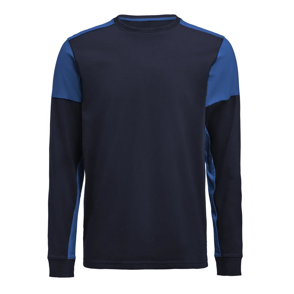 Printer Prime T-Shirt Long Sleeve T-Shirt Heren Marine Kobalt