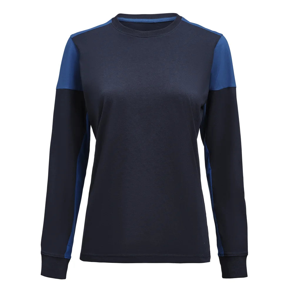 Printer Prime T-Shirt Long Sleeve T-Shirt Dames Marine Kobalt