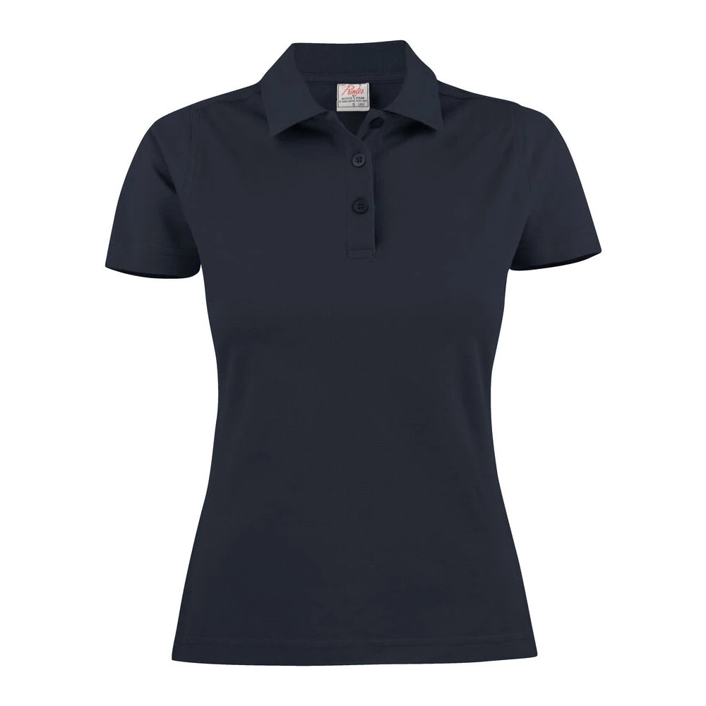 Printer Surf Polo Pique Dames Donker Marine