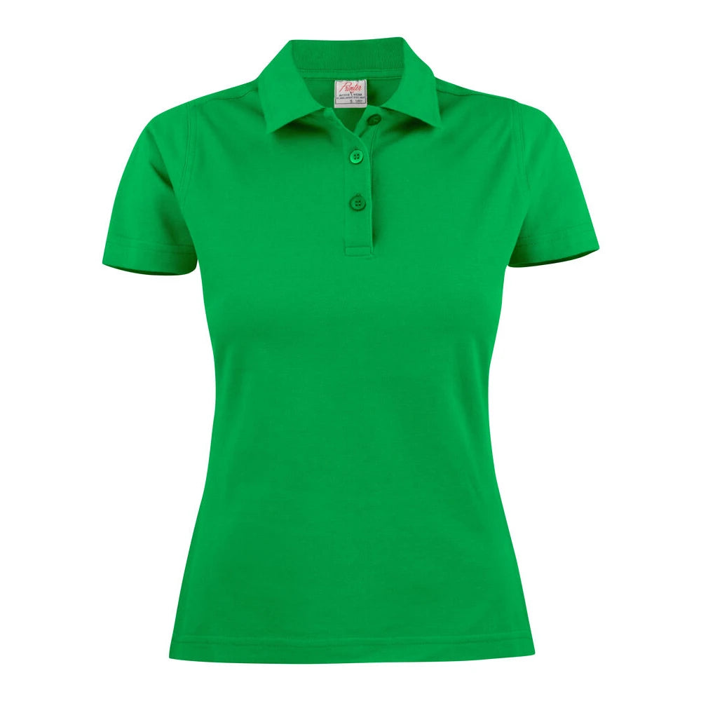 Printer Surf Polo Pique Dames Frisgroen