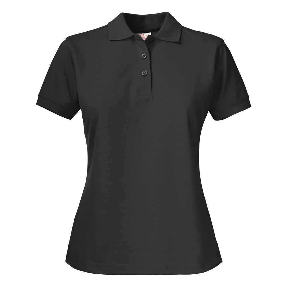 Printer Surf Pro Lady Polo Pique Dames Zwart