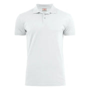 Printer Surf Stretch Polo Pique Heren Wit