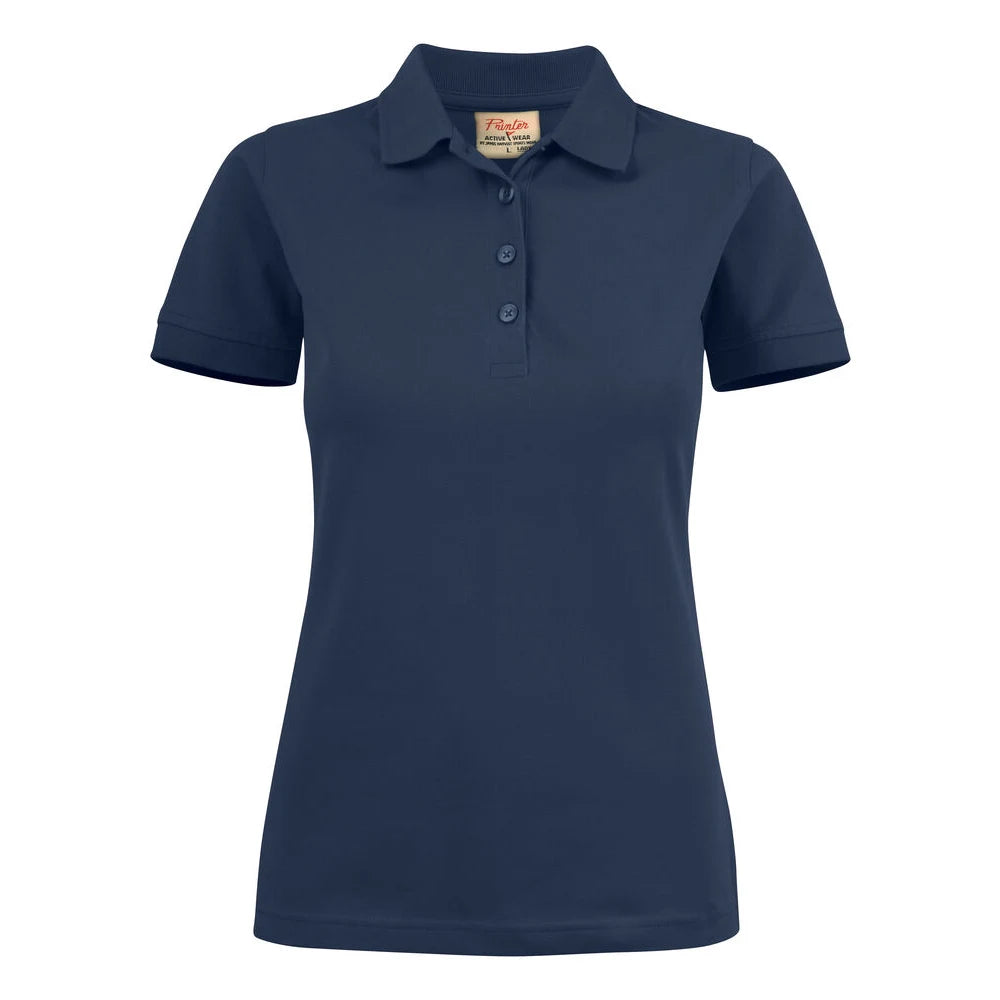 Printer Surf Stretch Polo Pique Dames Marine