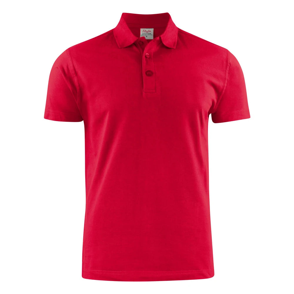 Printer Surf Light Rsx Polo Pique Heren Rood