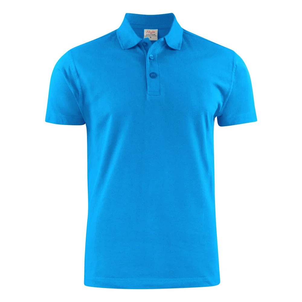 Printer Surf Light Rsx Polo Pique Heren Oceaan Blauw