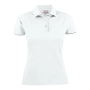 Printer Surf Light Polo Pique Dames Wit