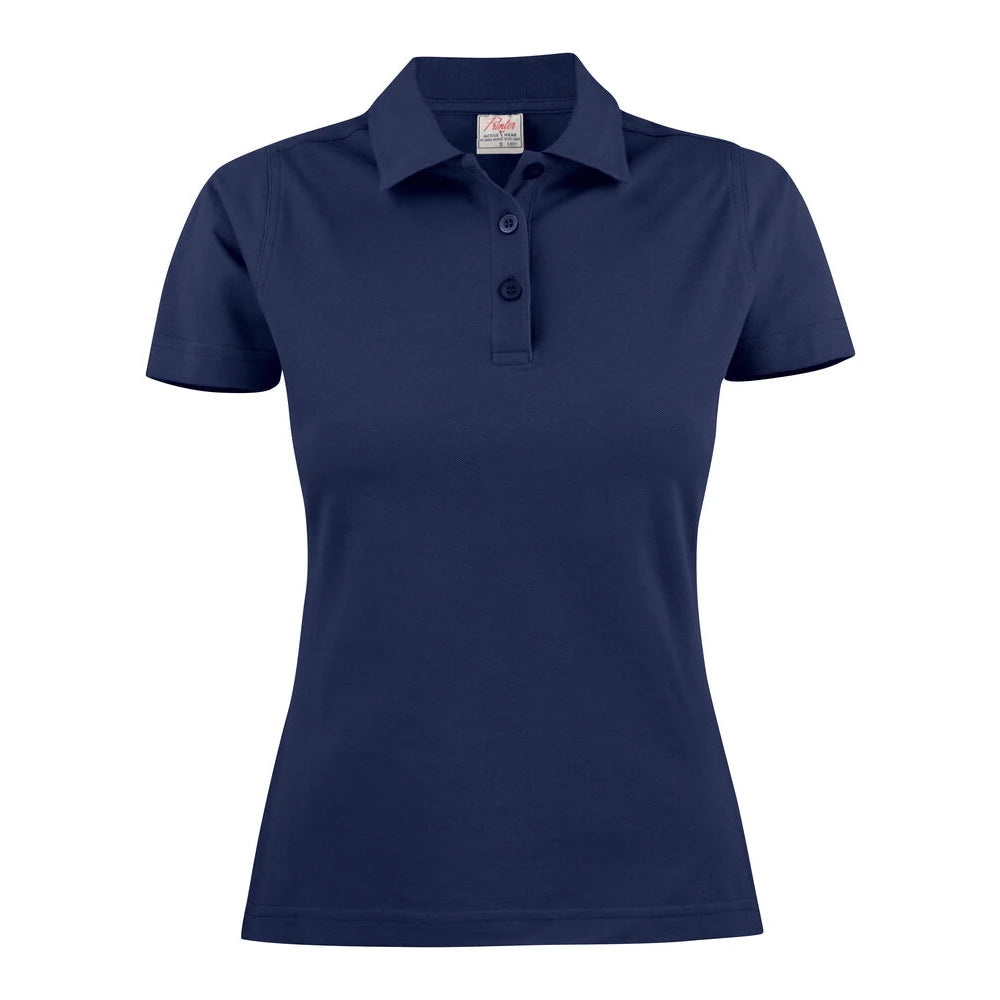 Printer Surf Light Polo Pique Dames Marine