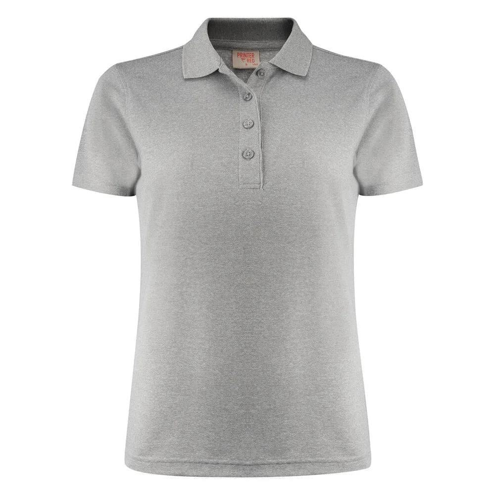Printer Smash Polo Dames Grijs Mêlée