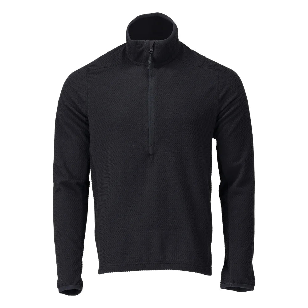 Mascot 22703-639 Microfleece Trui Met Korte Rits Donkermarine