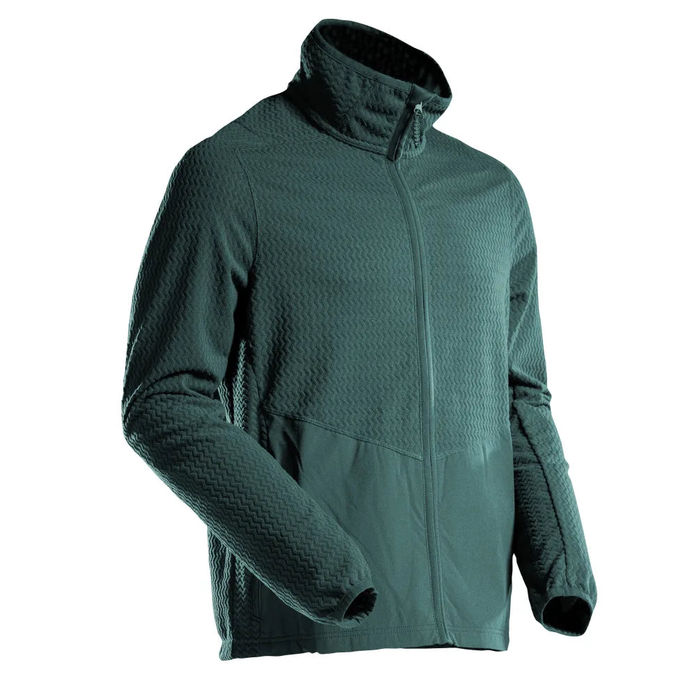 Mascot 22803-639 Microfleece Trui Met Rits Bosgroen