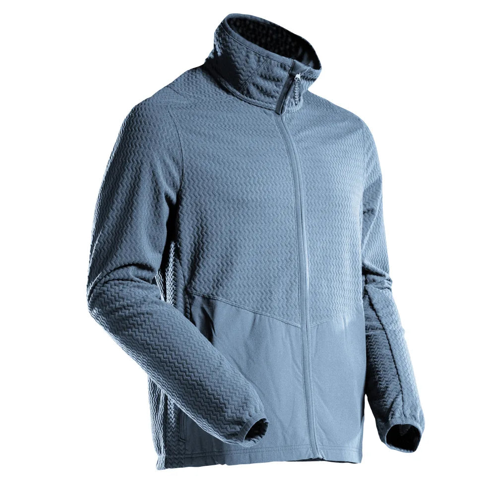 Mascot 22803-639 Microfleece Trui Met Rits Steenblauw