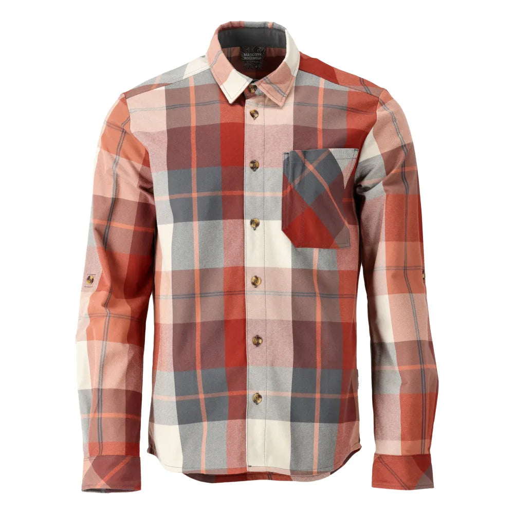 Mascot 22904-446 Overhemd Herfstrood Geruit
