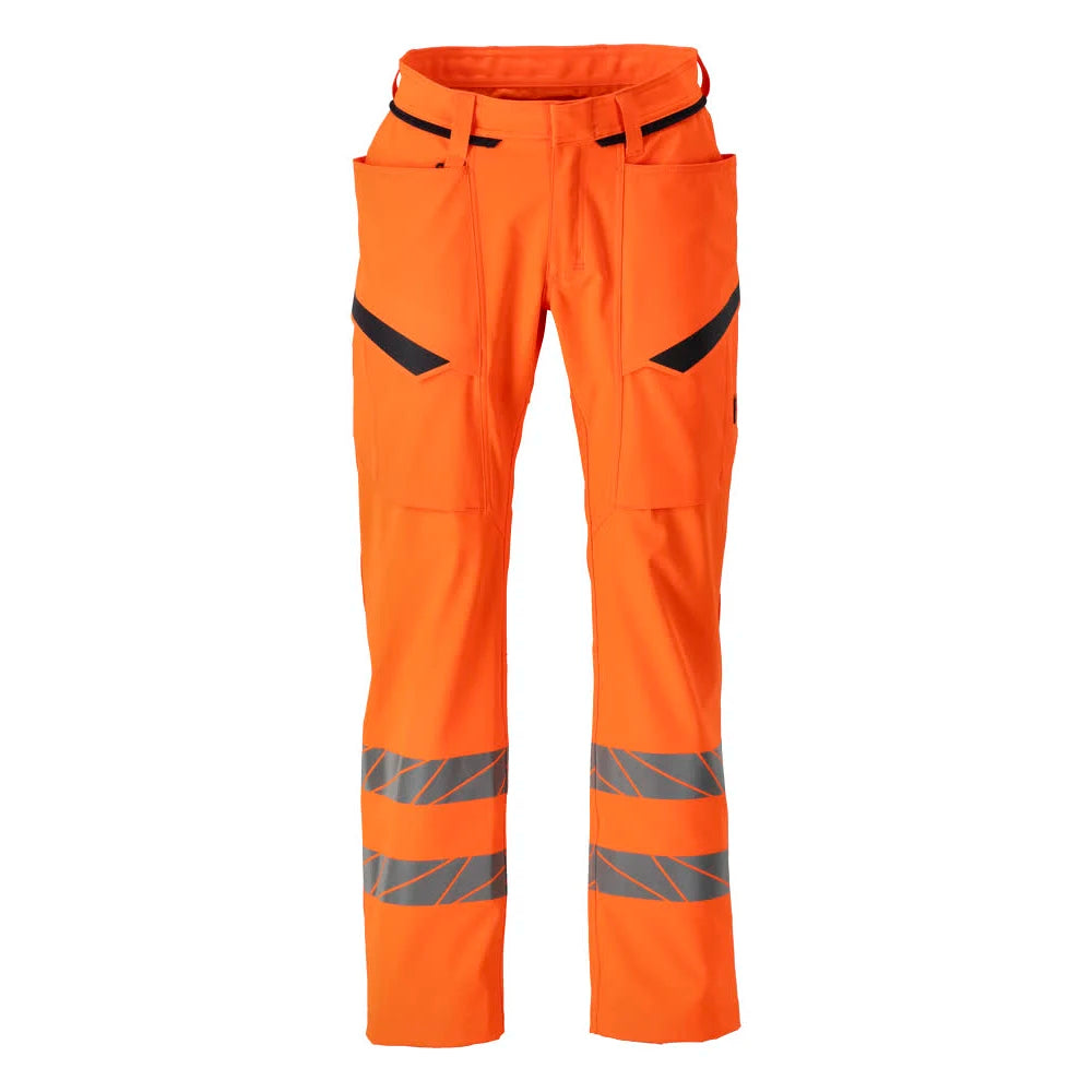 Mascot 24279-510 Broek Met Dijbeenzakken High Vis Oranje