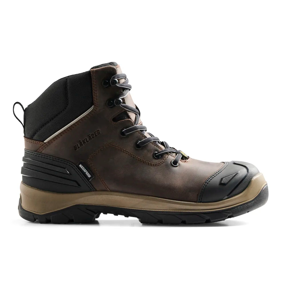 Blaklader 2439 0000 Elite Hoge Veiligheidsschoenen S3 Waterdicht Bruin Zwart