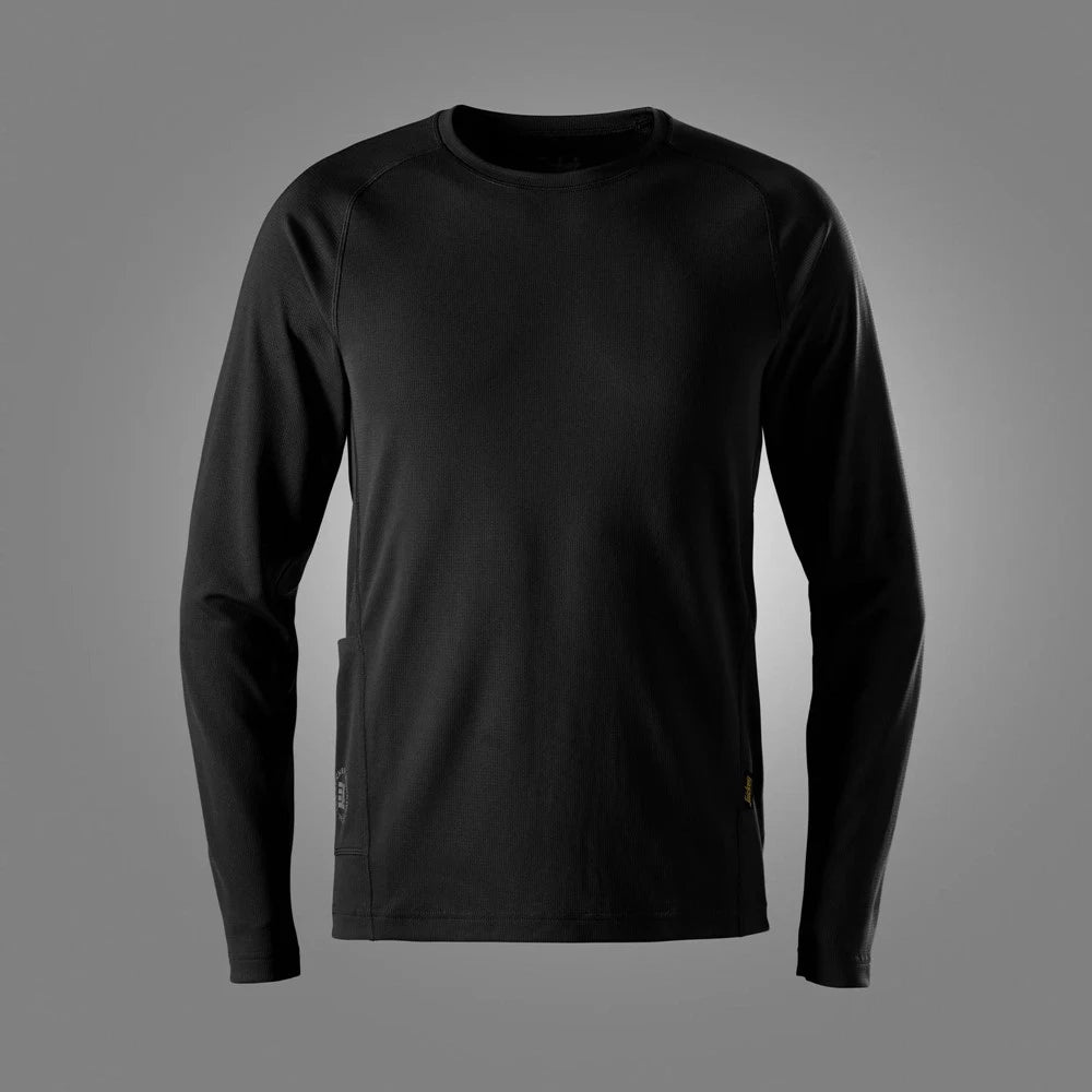 Snickers 2454 Stay Fresh Longsleeve T-Shirt Black