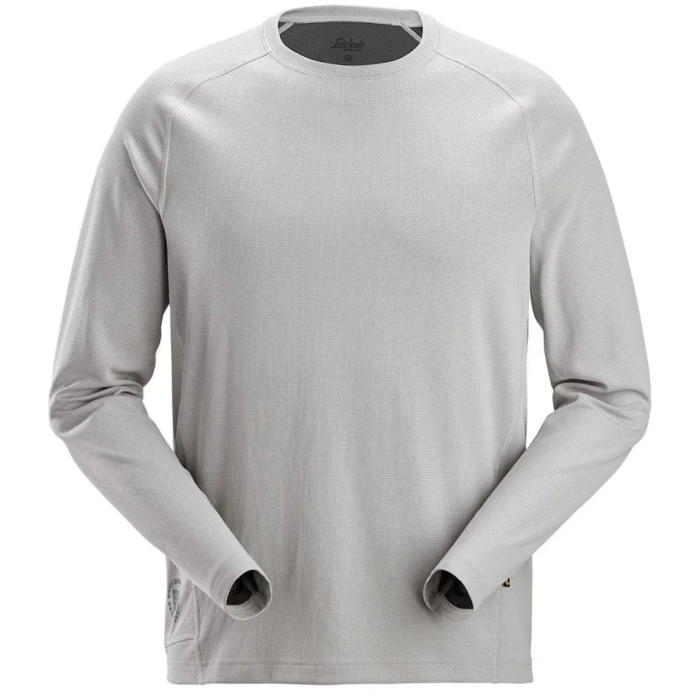 Snickers 2454 Stay Fresh Longsleeve T-Shirt Ice Grey