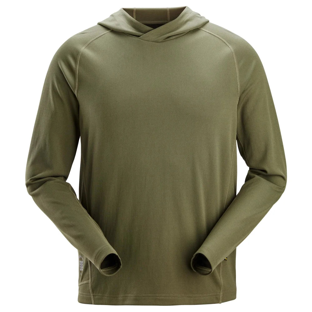 Snickers 2456 Stay Fresh Hoodie 3100 Khaki Green