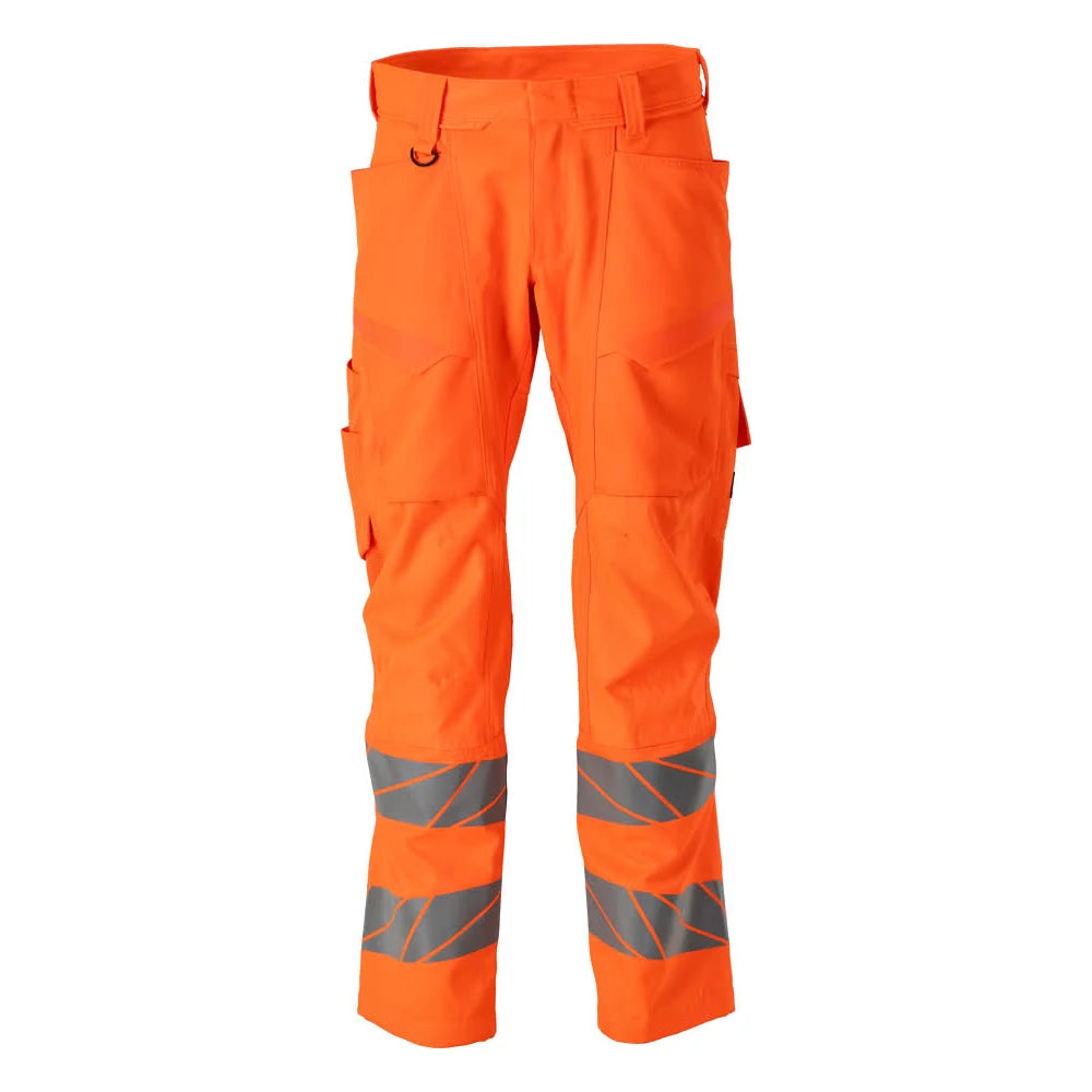Mascot 24579-236 Broek Met Kniezakken High Vis Oranje