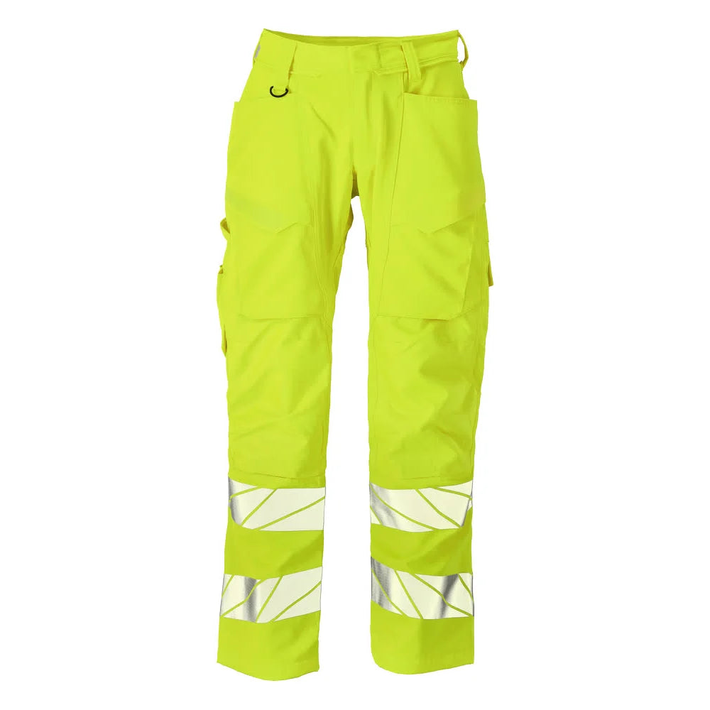 Mascot 24579-236 Broek Met Kniezakken High Vis Geel