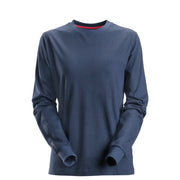 Snickers 2467 Protecwork Dames T-Shirt Met Lange Mouwen 9500 Navy