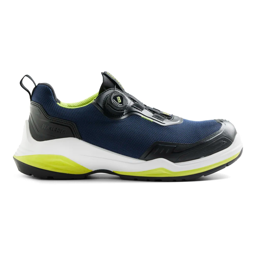 Blaklader 2486 0000 Striker Veiligheidsschoenen S3S Donker Marineblauw Limoengroen