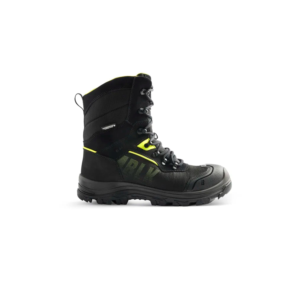 Blaklader 2490 0000 Storm Hoge Winterschoen S7S Waterdicht Zwart High Vis Geel
