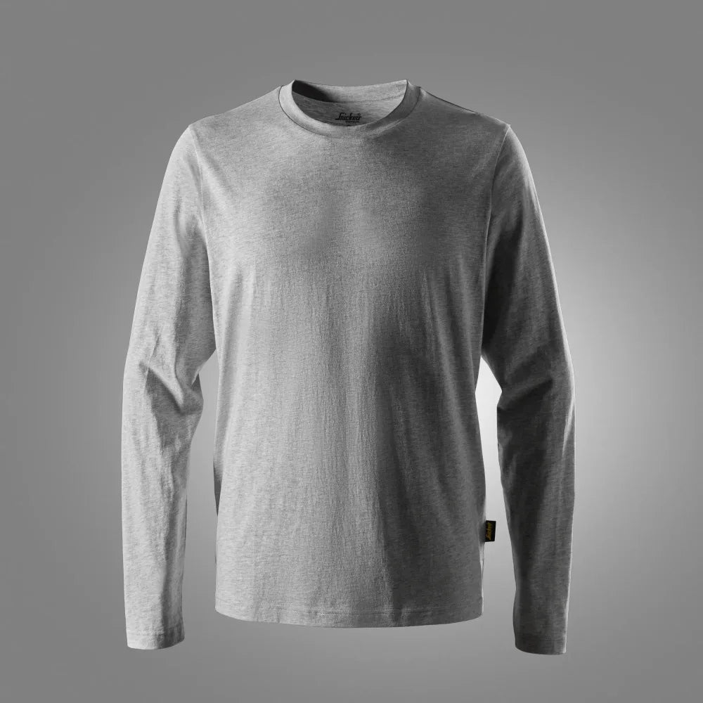 Snickers 2496 T-Shirt Met Lange Mouwen 2800 Grey Melange