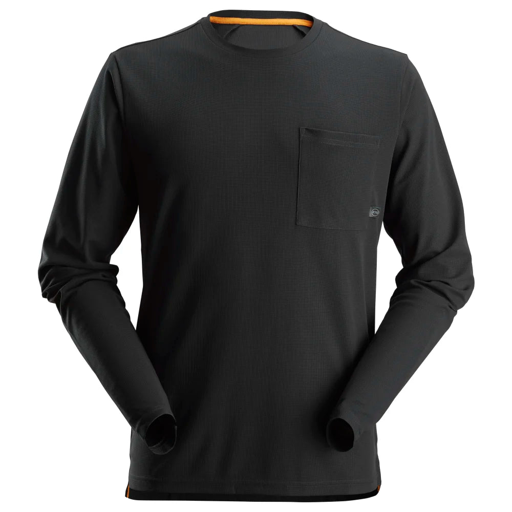 Snickers 2498 Allroundwork 37.5 Long Sleeve T-Shirt 0400 Black