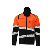 Mascot 25003-315 Fleecetrui Met Rits Donkermarine High Vis Oranje