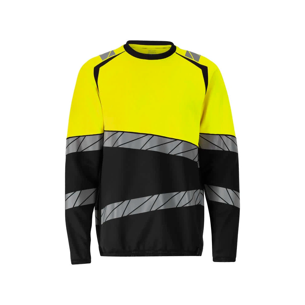 Mascot 25084-781 Sweatshirt Zwart High Vis Geel