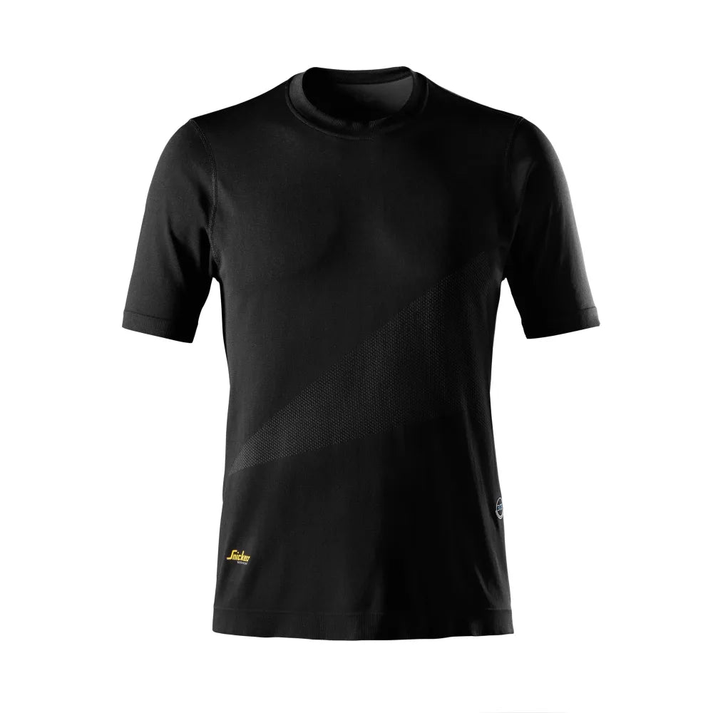 Snickers 2519 Flexiwork 37.5 Tech T-Shirt Met Korte Mouwen 0400 Black
