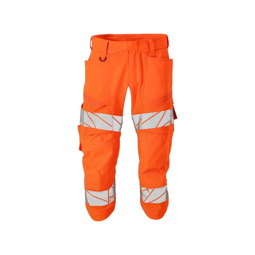 Mascot 25249-236 Driekwart Broek Met Kniezakken High Vis Oranje