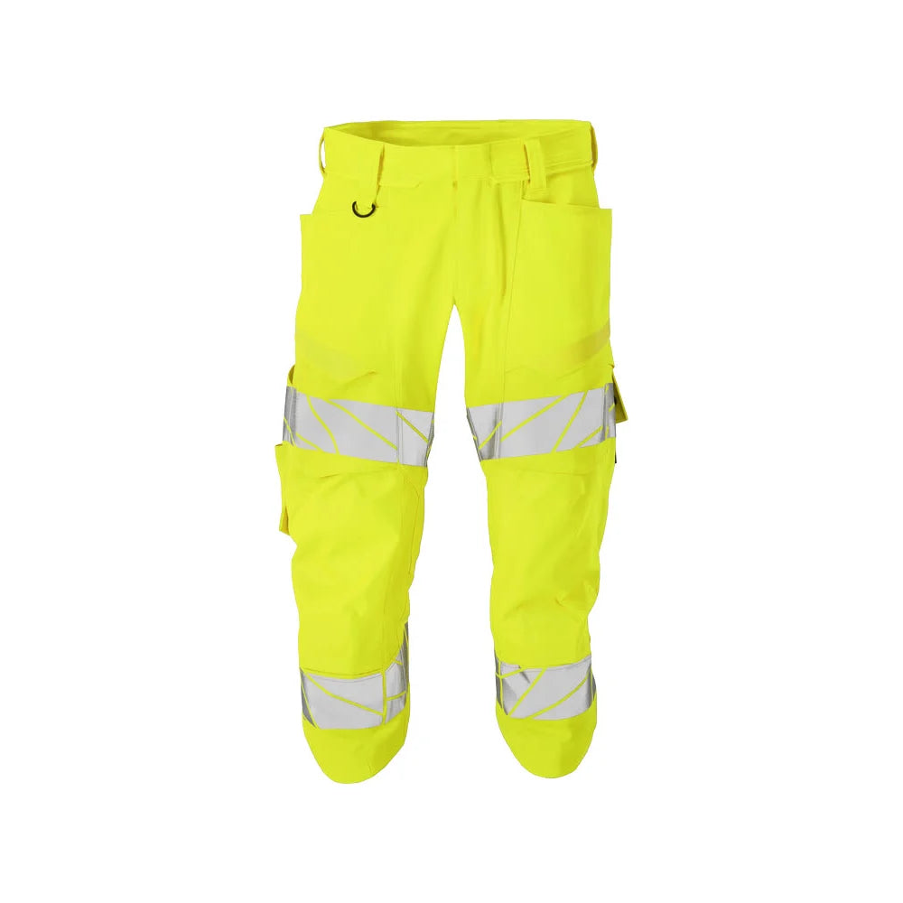 Mascot 25249-236 Driekwart Broek Met Kniezakken High Vis Geel