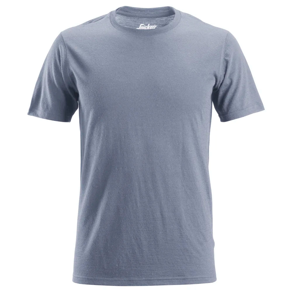 Snickers 2527 Allroundwork Wollen T-Shirt 3400 Dark Blue Melange