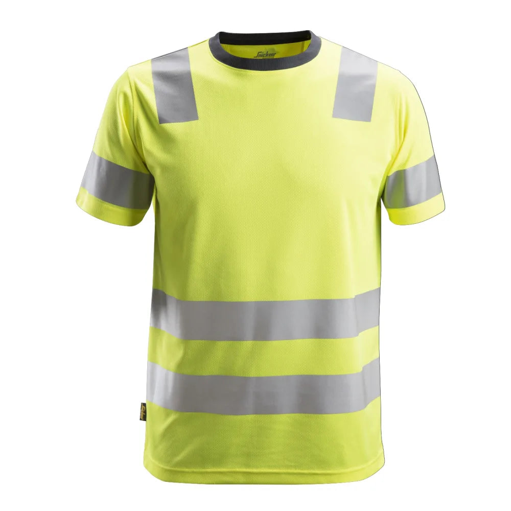 Snickers 2530 High-Vis T-Shirt Klasse 2 6600 High Visibility Yellow