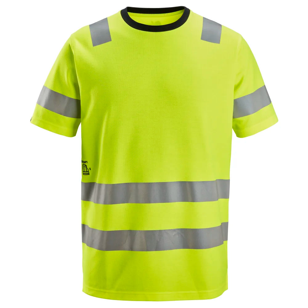 Snickers 2536 High-Vis T-Shirt Klasse 1 6600 High Visibility Yellow