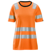 Snickers 2537 High-Vis Klasse 2 Dames T-Shirt 5500 High Visibility Orange