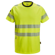 Snickers 2539 High-Vis T-Shirt Klasse 2 6600 High Visibility Yellow