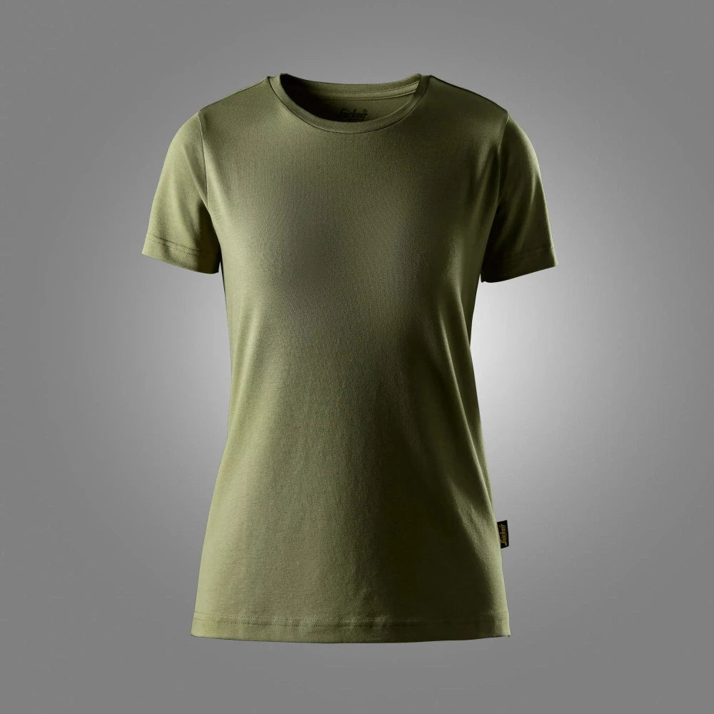 Snickers 2547 Slim Fit Dames T-Shirt 3100 Khaki Green