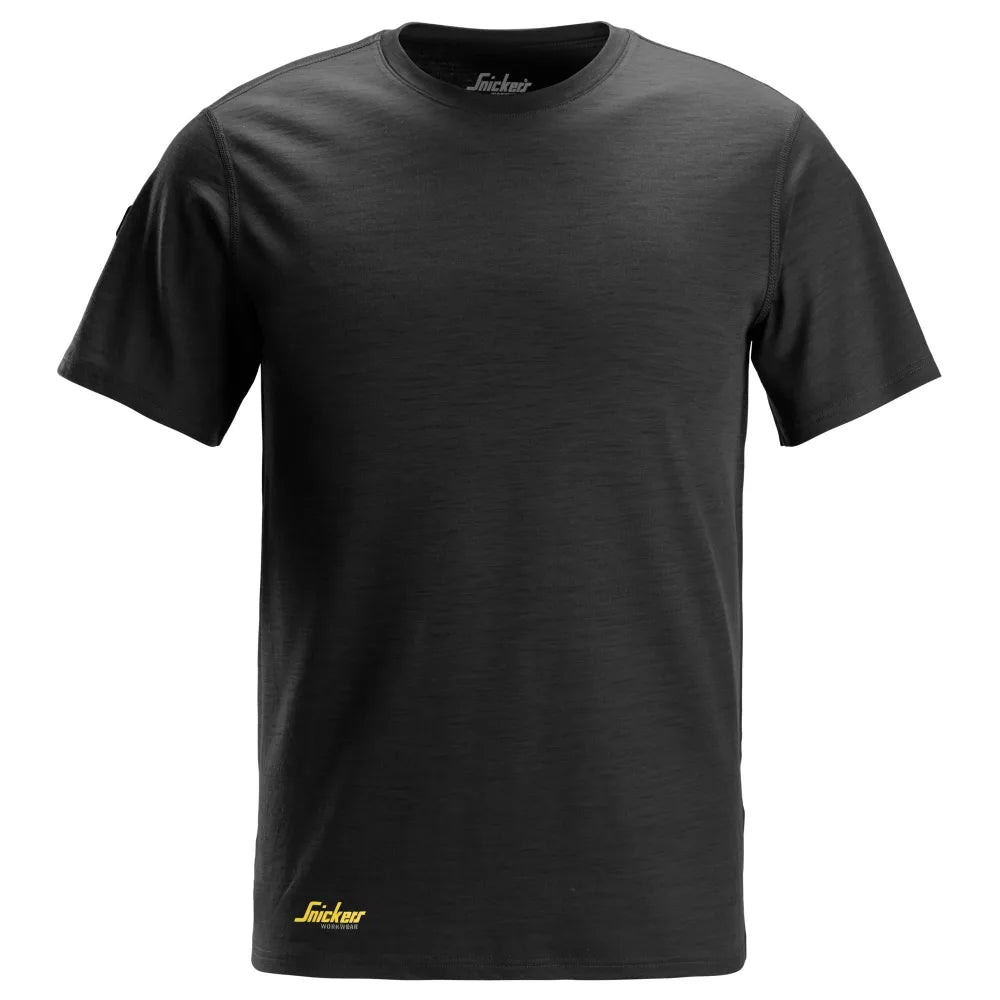 Snickers 2551 Wollen T-Shirt 0400 Black