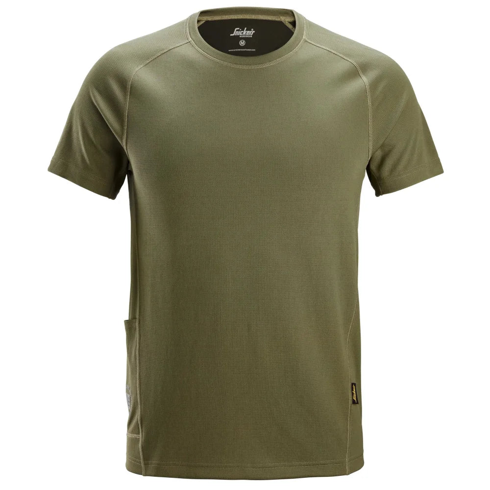 Snickers 2556 Stay Fresh T-Shirt 3100 Khaki Green