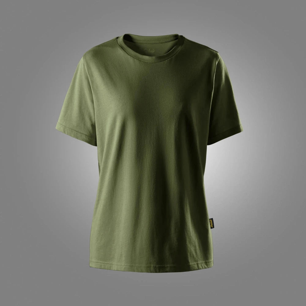 Snickers 2577 Classic Dames T-Shirt 3100 Khaki Green